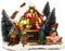 LuVille Kerstdorp Miniatuur Ski Café - L15 x B14 x H11 cm