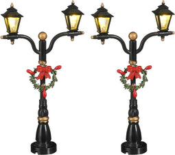 Luville - Lamp Post 2-Light Set van 2