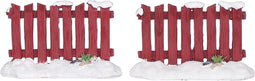 Luville - Red fence - Kersthuisjes & Kerstdorpen