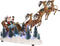 Luville - Santa sleigh battery operated - Kersthuisjes & Kerstdorpen