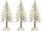 Luville - Snowy Tree White Lighted - Set of 3