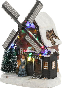 Luville - The mill house battery operated - Kersthuisjes & Kerstdorpen