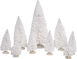 Luville - White Tree Set of 9 - Kersthuisjes & Kerstdorpen