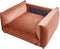 LUVOS - Fauteuil - Goudbruin - Fluweel