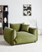 LUVOS - Fauteuil - Groen - Fluweel