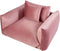 LUVOS - Fauteuil - Roze - Fluweel