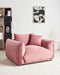 LUVOS - Fauteuil - Roze - Fluweel
