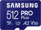 Samsung Pro Plus - microSDXC (2023) 512GB - UHS-I 180 MB/s - Blauw