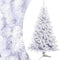 Kerstboom - 220cm - witte naalden - wit