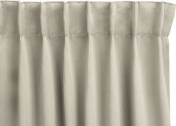 LIFA LIVING Gordijn - Beige - Verduisterend Geluidswerend - 300 x 250 cm - 100% Polyester