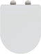 vidaXL - Snelle - Afneembare - WC-zitting - met - Zachte - Sluiting - Duroplast - Wit