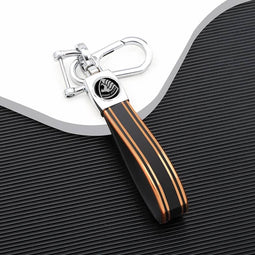 Luxe Auto Sleutelhanger - Kado Cadeau man / vrouw - Piano Black-Gold-TPU sleutelhangers volwassenen