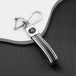 Luxe Auto Sleutelhanger - Kado Cadeau man / vrouw - Piano Black-Chroom-TPU sleutelhangers volwassenen