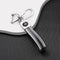 Luxe Auto Sleutelhanger - Kado Cadeau man / vrouw - Piano Black-Chroom-TPU sleutelhangers volwassenen
