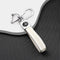 Luxe Auto Sleutelhanger - Kado Cadeau man / vrouw - Piano White-Chroom-TPU sleutelhangers volwassenen
