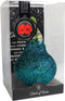 Luxe Bloembol Rode Amaryllis Wax kaarsvet Glitter Blauw cadeauverpa...