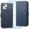 Luxe Bookcase iPhone 13 Mini - Donkerblauw