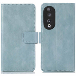 Luxe Bookcase voor de Honor 90 - Lichtblauw