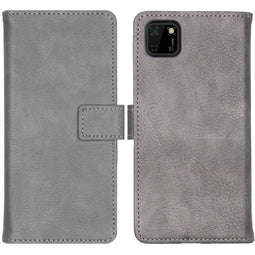 Luxe Bookcase voor de Huawei Y5p - Grijs