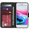 Luxe Bookcase voor de iPhone SE (2022 / 2020) / 8 / 7 / 6(s) - Rood