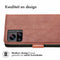 Luxe Bookcase voor de Motorola Edge 30 Ultra - Bruin