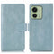 Luxe Bookcase voor de Motorola Edge 40 - Lichtblauw