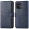 Luxe Bookcase voor de Motorola Edge 40 Pro - Donkerblauw