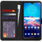Luxe Bookcase voor de Motorola Moto E7 - Donkerblauw