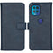 Luxe Bookcase voor de Motorola Moto G100 - Donkerblauw