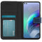 Luxe Bookcase voor de Motorola Moto G100 - Donkerblauw