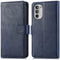 Luxe Bookcase voor de Motorola Moto G53 - Donkerblauw