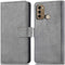 Luxe Bookcase voor de Motorola Moto G60 - Grijs