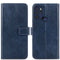 Luxe Bookcase voor de Motorola Moto G60s - Donkerblauw