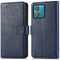 Luxe Bookcase voor de Motorola Moto G84 - Donkerblauw