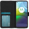 Luxe Bookcase voor de Motorola Moto G9 Power - Lichtblauw