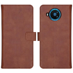 Luxe Bookcase voor de Nokia 8.3 5G - Bruin