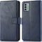 Luxe Bookcase voor de Nokia G22 - Donkerblauw