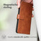 Luxe Bookcase voor de Oppo A78 - Bruin