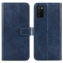 Luxe Bookcase voor de Samsung Galaxy A03s - Donkerblauw