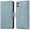 Luxe Bookcase voor de Samsung Galaxy A05s - Lichtblauw