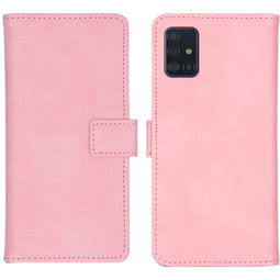 Luxe Bookcase voor de Samsung Galaxy A51 - Roze