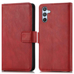 Luxe Bookcase voor de Samsung Galaxy A54 (5G) - Rood