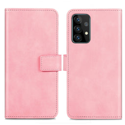 Luxe Bookcase voor de Samsung Galaxy A72 - Roze