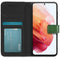 Luxe Bookcase voor de Samsung Galaxy S21 FE - Groen