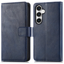 Luxe Bookcase voor de Samsung Galaxy S23 FE - Donkerblauw