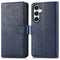Luxe Bookcase voor de Samsung Galaxy S23 FE - Donkerblauw