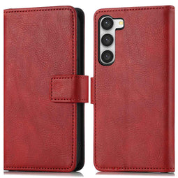 Luxe Bookcase voor de Samsung Galaxy S23 - Rood