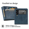 Luxe Bookcase voor de Samsung Galaxy Z Flip 4 - Donkerblauw