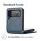 Luxe Bookcase voor de Samsung Galaxy Z Flip 4 - Donkerblauw