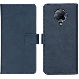Luxe Bookcase voor de Xiaomi Poco F2 Pro - Donkerblauw